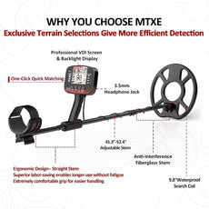 DR.ÖTEK MTXE Metal Detector for Adults and Kids