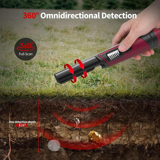DR.ÖTEK MT6Pro Waterproof Metal Detector Pinpointer