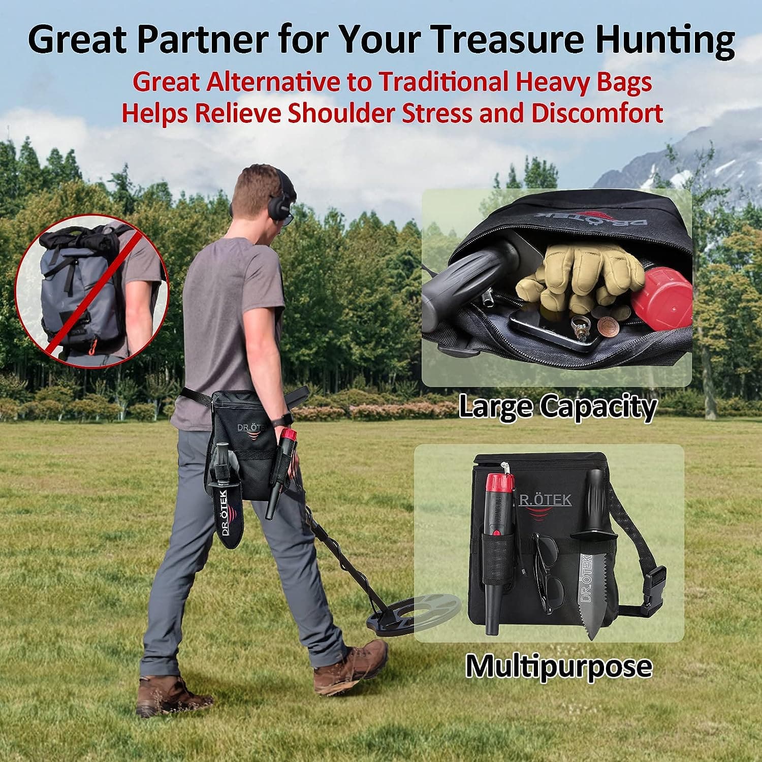 DR.ÖTEK MTXE Metal Detector for Adults and Kids
