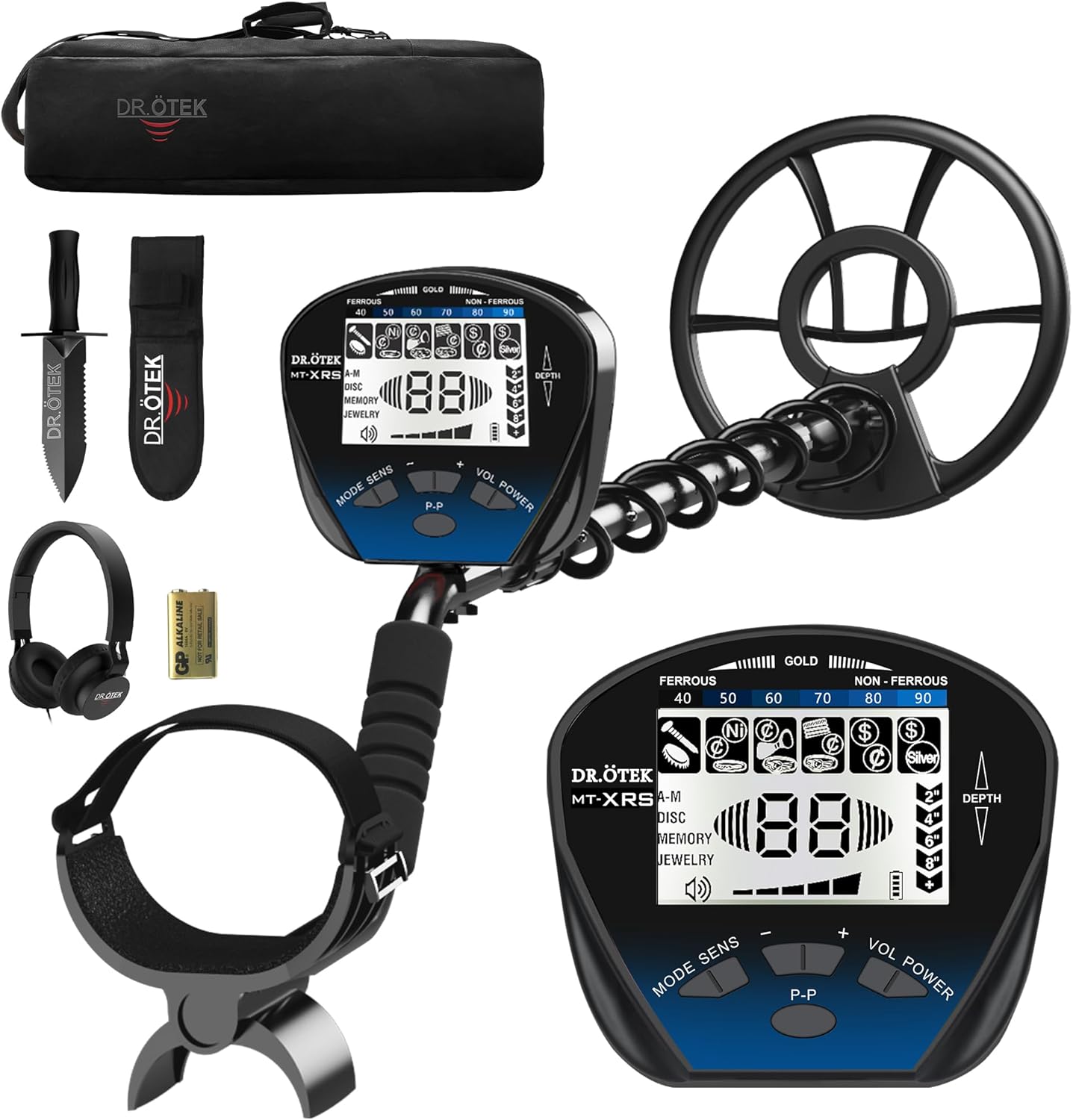 DR.ÖTEK MTXR Metal Detector for Adults