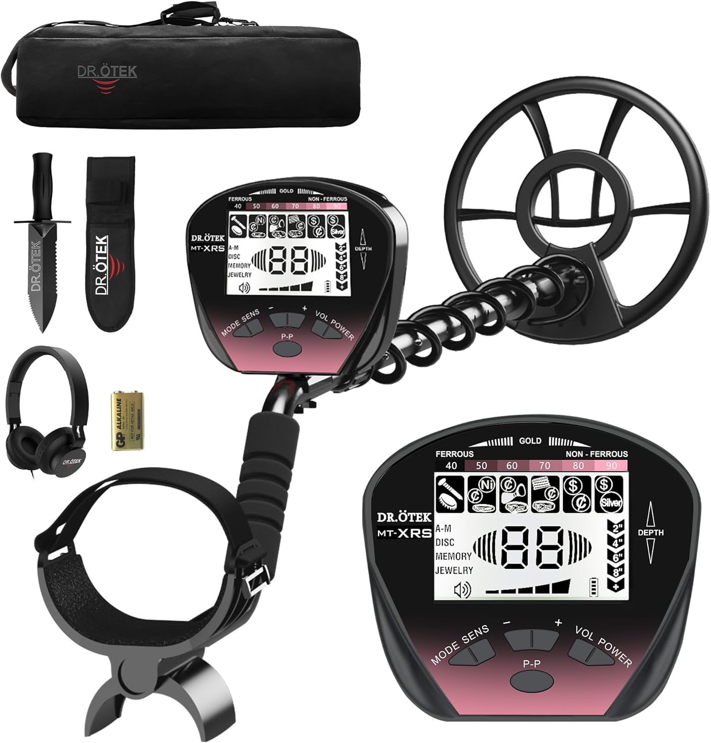 DR.ÖTEK MTXR Metal Detector for Adults