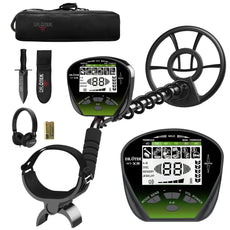 DR.ÖTEK Metal Detector for Adults Professional, Pinpoint Metal Detector Waterproof Gold and Silver, Higher Accuracy, Bigger LCD Display, Strong Memory Mode, 10