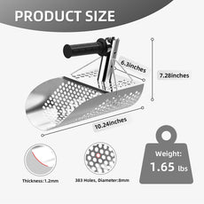 DR.ÖTEK Stainless Steel Sand Scoop for Metal Detecting