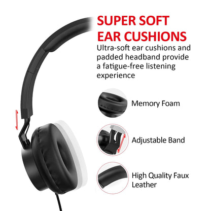 DR.ÖTEK Wired On-Ear Headphones