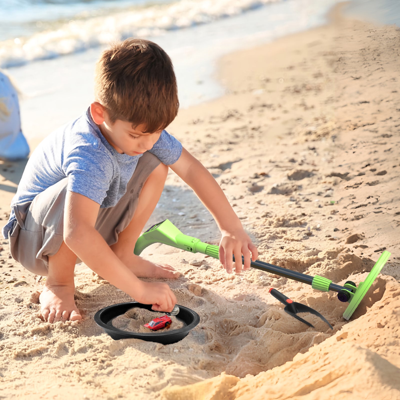 DR.ÖTEK Metal Detector for Kids, Lightweight Gold Detector