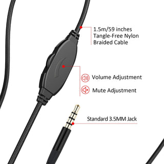 DR.ÖTEK Wired On-Ear Headphones